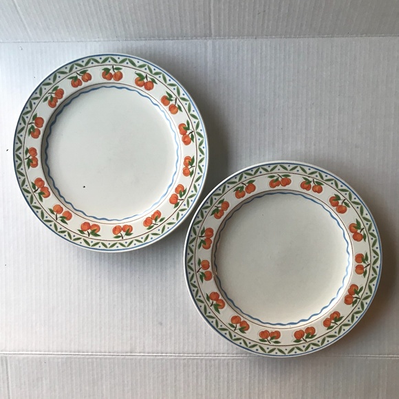Set Of 2 Vintage Mikasa “ Apple Cider” Dinner Plates 11” - Picture 2 of 5
